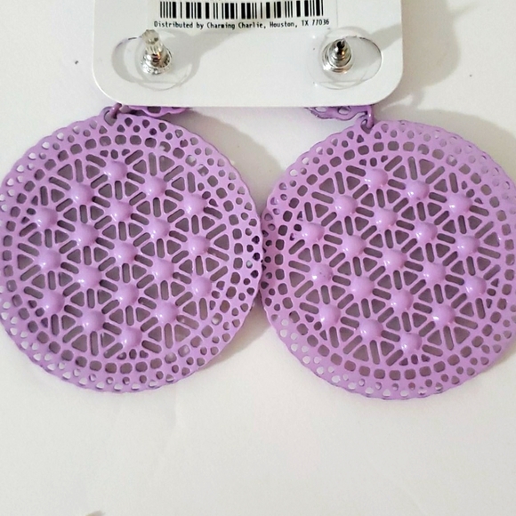 🆕️  Circular Dangle Earrings - Picture 4 of 6